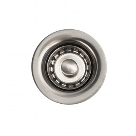 PREMIER COPPER PRODUCTS Premier Copper Products D-133BN 2 in. Bar Basket Strainer Drain - Brushed Nickel D-133BN